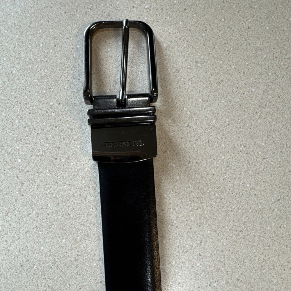 Dockers Men's M 34 Black Leather Belt